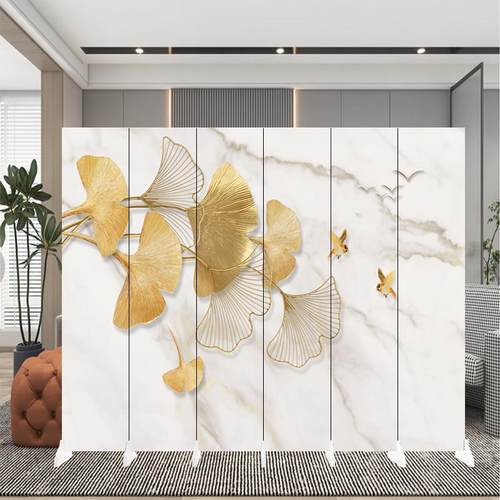 正品新风中简易屏隔断遮办公室客厅饭厅酒店挡简约现代式折叠移动