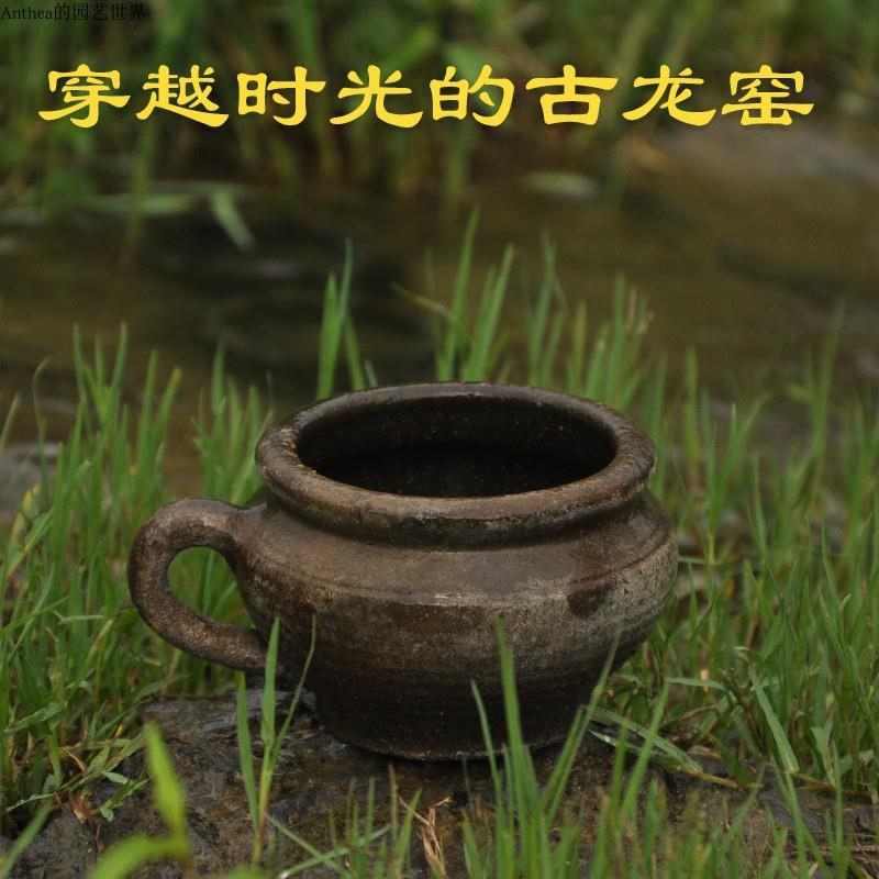 古陶青釉盐巴罐油壶猪油坛水缸土陶盆香炉泡菜坛钵头全手工纯柴窑