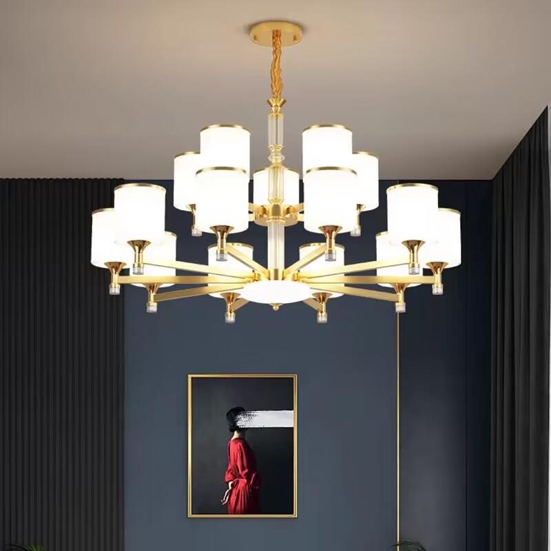 厅现代奢吊灯客厅2灯高轻端简约家用餐厅灯具205年新93款别墅大主