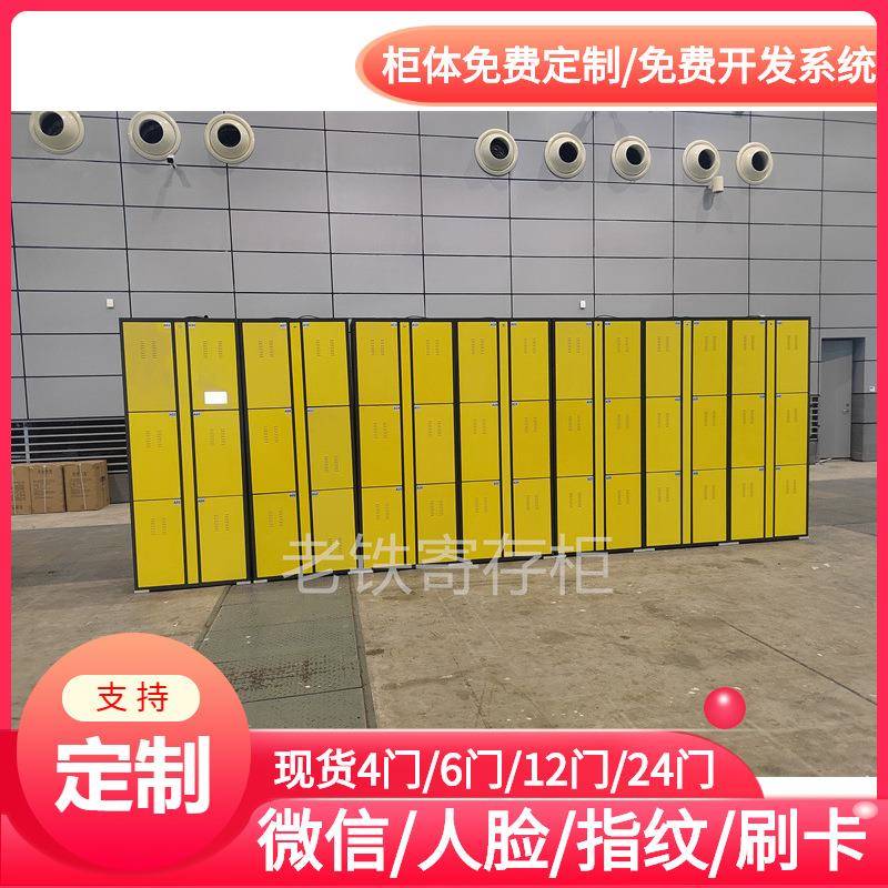 智能红外条码寄存柜/存包柜/大空间容量多/6门微信扫码支付柜子