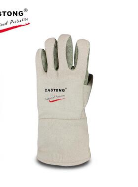 CASTONG/4温卡561司顿GEI15-3耐高I手套400度34cm耐磨损烧烤电焊