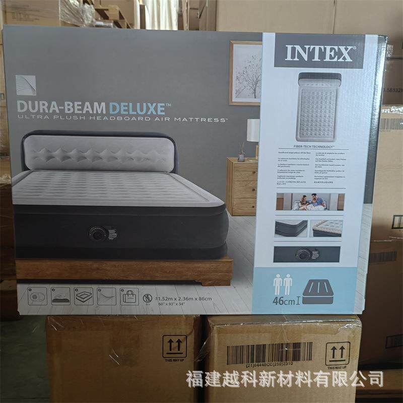 intex充气床垫双人家用内置电动冲气床卧室折叠气垫床64448