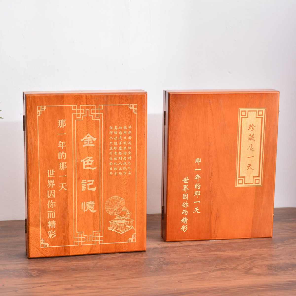 现货批发桌面香樟木收纳盒古典字画卷轴收藏盒翻盖式带锁扣木盒