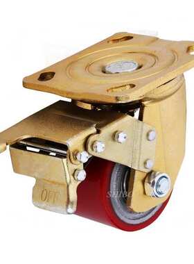 供应承重低轮pu重心工厂铁轮3寸静音中重型牛仔600kg脚轮轮子万向