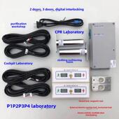 缓冲联锁联锁二门三门联锁洁净室净化车间风门联锁装 置数字联锁门