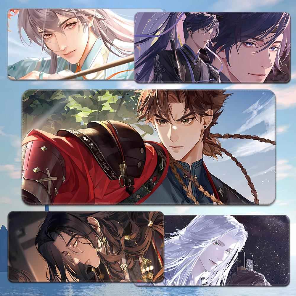 代号鸢滑鼠垫孙策超大号左慈袁基刘辩傅融游戏周边动漫书桌垫定制