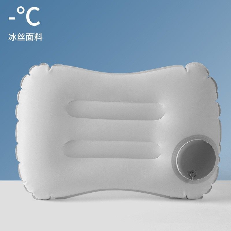 充气枕头旅行枕便携护腰靠垫坐车神器抱枕趴睡枕午休折叠吹气户外