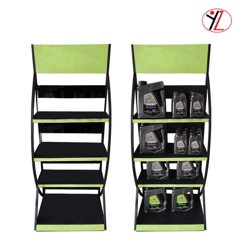 饮料展示架货架 机油展示架汽车配件展架落地方向盘套货架机油架