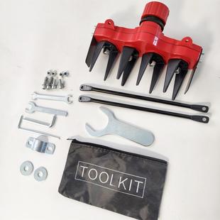 新款 除草轮齿轮箱锄草机配件果园锄草轮大棚除草头地间锄草头