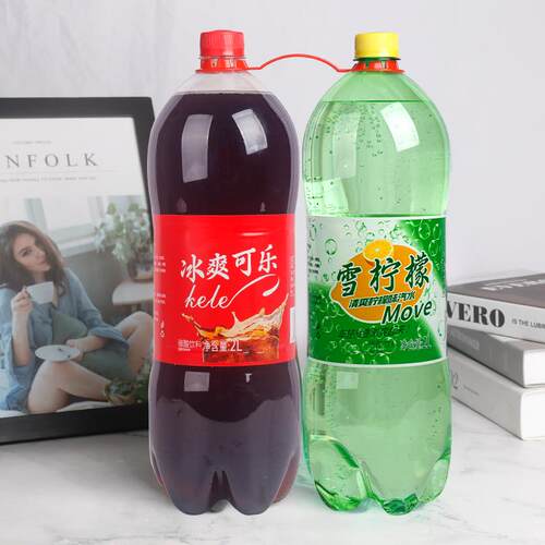 冰爽可乐芬橙雪柠檬混装大瓶整箱2L*2瓶婚宴会聚餐饮酒席碳酸饮料