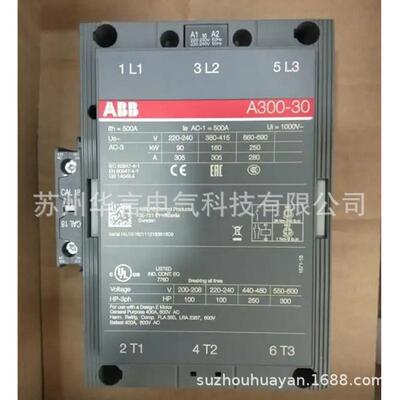 供应 ABB交流接触器 AX300-30-11-80 220~230V 订货号10139736