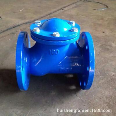 球墨逆铸铁止X回阀球型污水止阀HQ球41VLH形止回阀