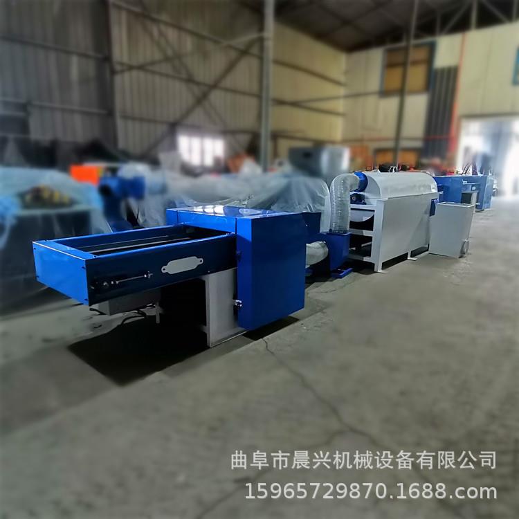 丝绵开松机 大型双口靠垫抱枕充棉机 枕芯抱枕充棉机