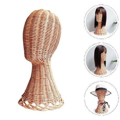 Standing Hat Rack Creative Rattan Display Cap Holder Racks