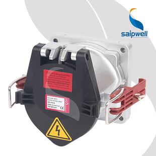 250A暗装 工业插座 工业插座IP67室外大电流4P阻燃防水暗装