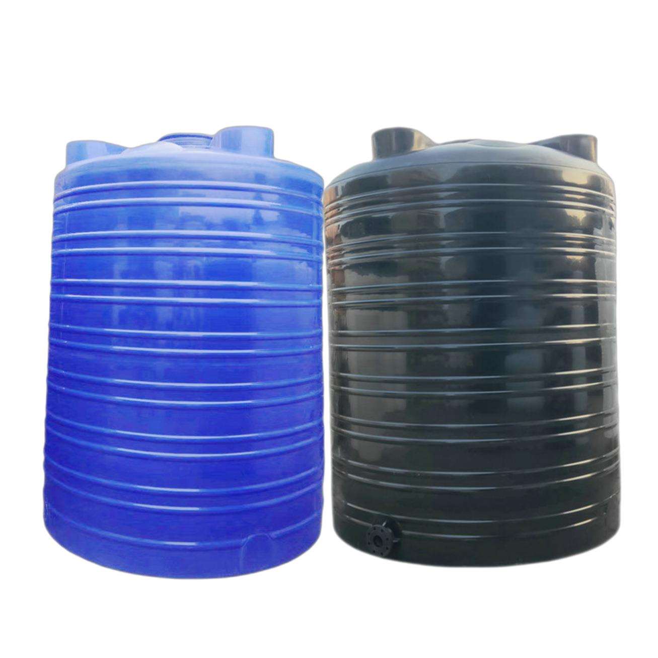 加厚黑色避光塑料水塔污水处理水箱道路清洗水桶防腐蚀塑胶化工桶
