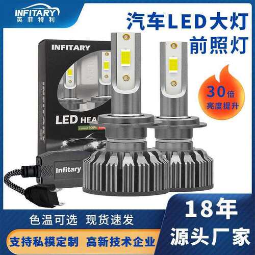 LED汽车大灯高亮近光灯H1H4H790059006改装LED远光前照车大灯