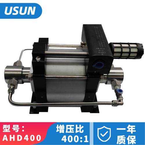 超高压气动水增压泵AHD400软管气驱液体增压阀气动液压增压机