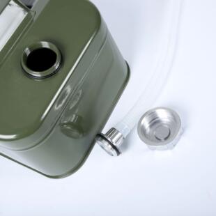 便携10L15L20L30升加厚存储备用油箱汽油桶 银鑫牌方型铝盖油桶