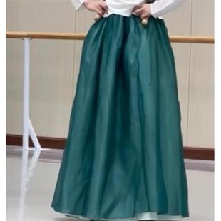 新款 练功鲜裙民 朝民舞蹈演出习服女成人艺考表演服少族数民族服装