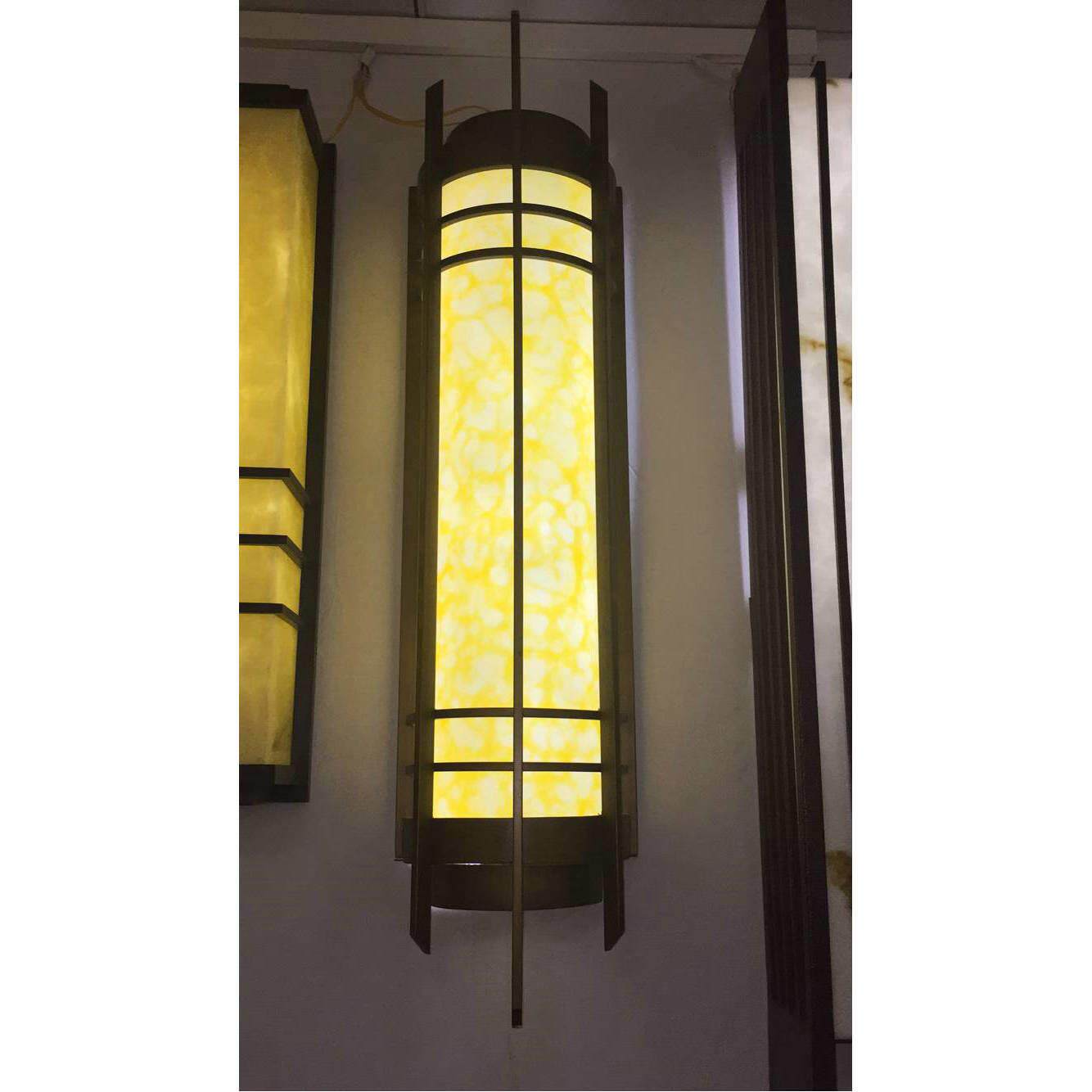 工厂供应 铝制 仿云石 户外 LED 壁灯 高档 酒店 外墙壁灯