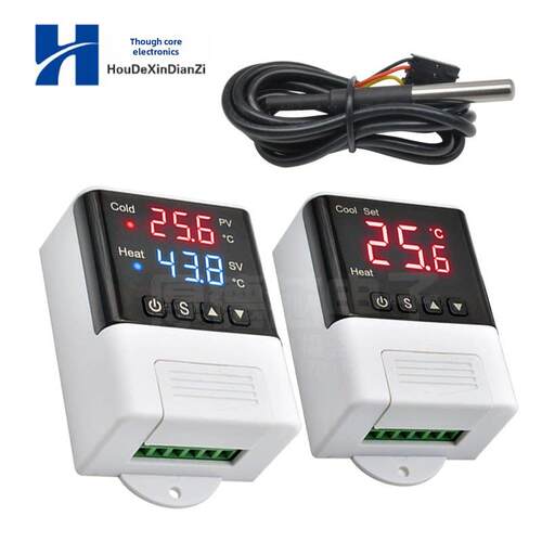 电子数显微电脑智能温度控制器AC110V-220V 水族鱼缸显示温控器