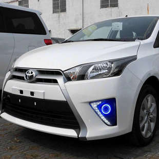 汽车改装 LED前雾灯总成超亮天使眼近光灯防雾灯超亮前照灯带透镜