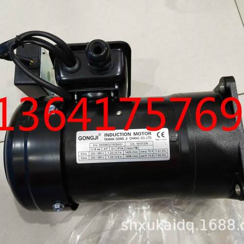 GONGJI电机 SVB18 M3B402 0.18KW 1:20 刹车马达圆盘刀库马达