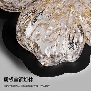 意式 极简高级感卧室灯儿童房吸顶灯轻奢现代全铜主卧房间护眼灯具