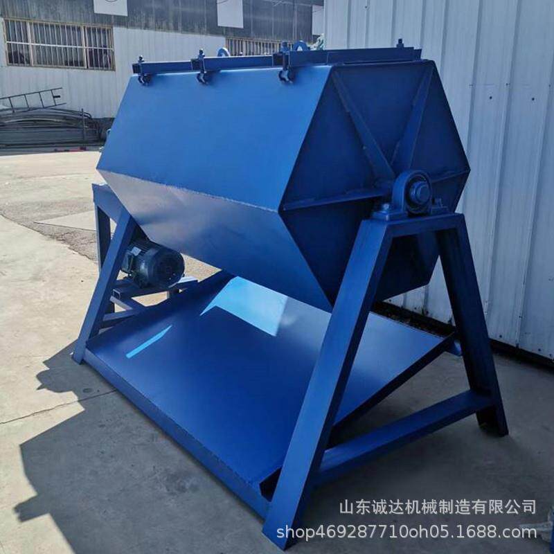 五金冲压件钢板件去毛刺机1000升六角滚筒抛光机图片