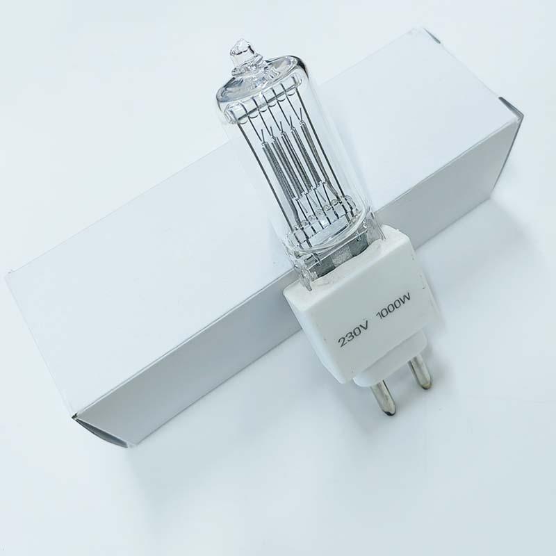 220V1000W单端卤钨灯 G22灯脚 舞台影视回光泡 石英卤钨灯