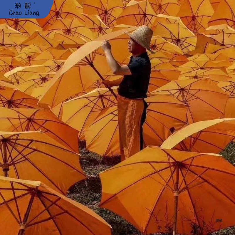 油布伞防雨老式伞道具摄影装饰油纸伞防雨艺术纯手工伞竹木伞新品,家居饰品,工艺伞,淘宝优惠券,粉丝福利购,淘宝优惠卷