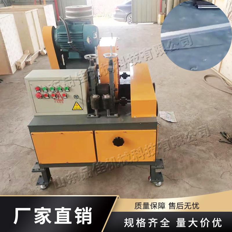 双面四面方管抛光机 方管圆管螺纹钢去锈除锈机 方管镜面抛光机