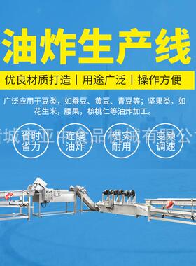 供应膨化食品油炸设备 小龙虾油炸流水线 薯条生产油炸线 油炸机