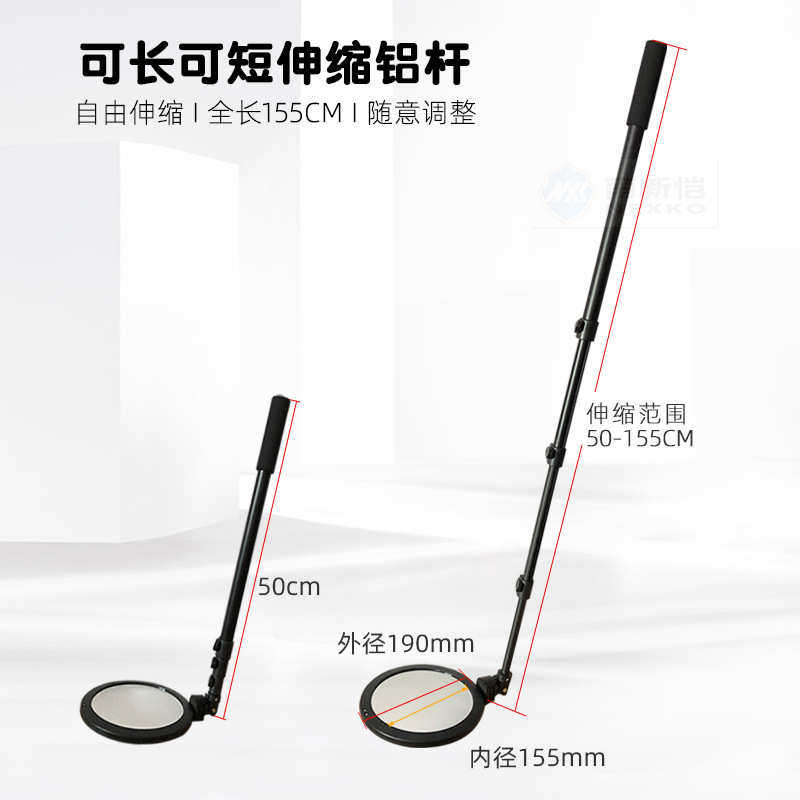 新款包邮亚克力手持伸缩车底检查镜加长可翻转卡车货柜车顶探测镜