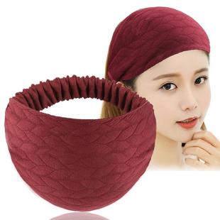 护脑门防风发带抹额女保暖冬季遮额头头巾遮白发神器月子产后头套