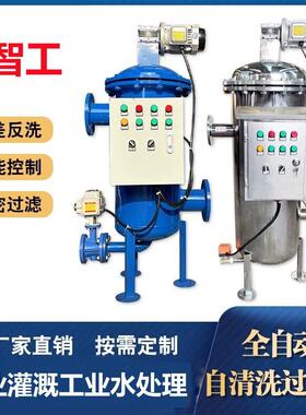 直通式自清洗过滤器 工业循环冷却塔站 大流量1200m³/h