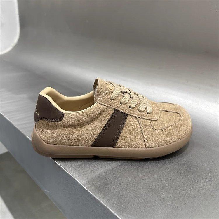 休闲鞋春夏芒果减龄磨砂头老爹鞋