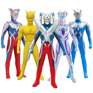 软胶赛罗奥特全套无限光辉黑暗形态赛罗日冕儿童玩具模型