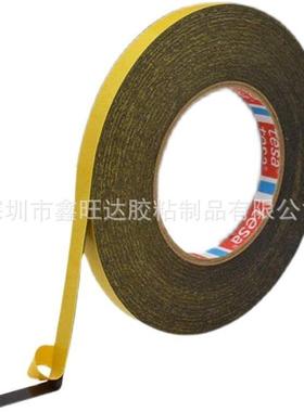 esa70t出6双50可移除黑色面胶带 黑色无基材抗推拉伸双面胶带