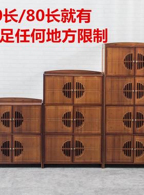 8置V楠竹创意书架物架落储地书柜收纳架多BFQ功能客厅柜中式组物