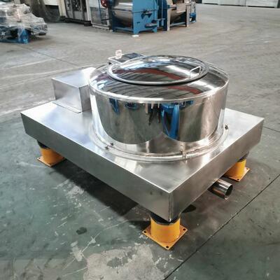 食品蔬菜淀粉四足平板吊袋离心机 炭渣石油化工不锈钢离心机