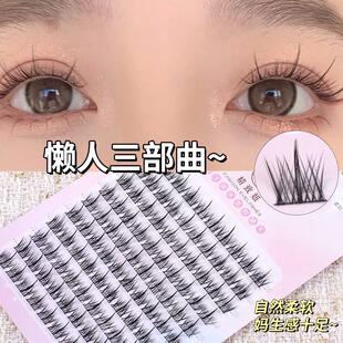 Eyelashes False Natural and Single Lazy Realistic Trilogy