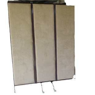 佛山离地高度2米酒店餐厅隔断折叠网格双面布艺简约