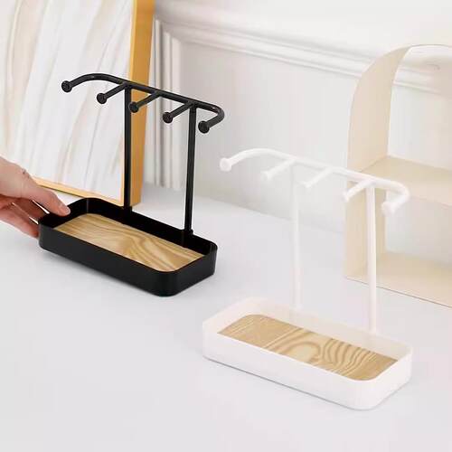 Desktop jewelry and accessory organizer, hair clip storage b