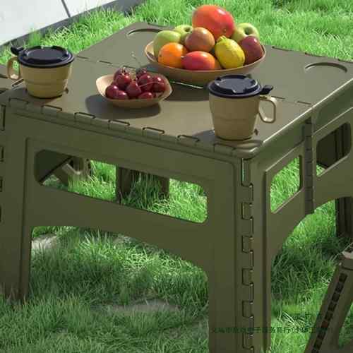 户外便携折叠摆摊露营桌收纳塑桌车载学生儿童桌租房可家F97TS77J