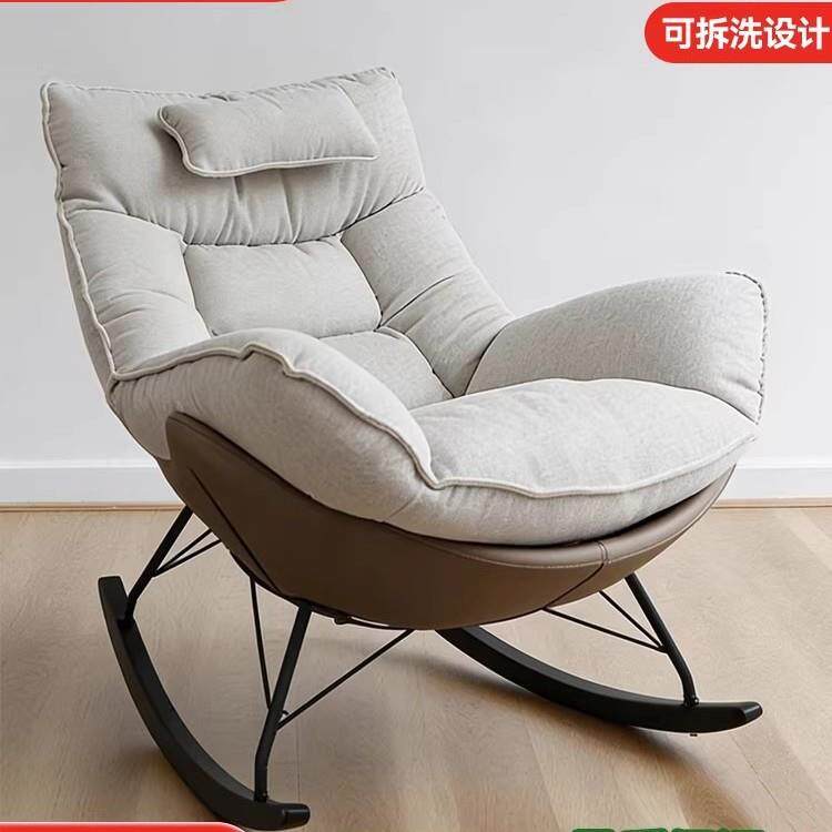 摇摇椅2026新款高端躺椅成人大人懒人沙发客厅阳台家用单人休闲椅