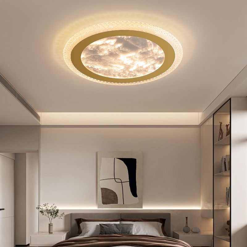 意式轻奢护眼主卧室灯现代简约北欧高端吸顶灯温馨圆形阳台书房灯,家装灯饰光源,智能吸顶灯,淘宝优惠券,粉丝福利购,淘宝优惠卷