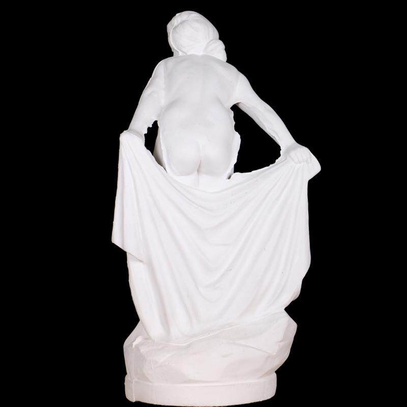 美术室石膏像头像出浴全身露胸少女美术用品素描用品装饰品