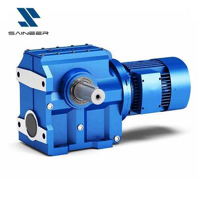 赛尼尔耐高温低噪音S系列蜗轮蜗杆电机减速机SAZ87齿轮减速机